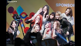 [4K] 180930 프로미스나인 (fromis_9) 두근두근 Relay Dance 직캠 Fancam by Syeonny Side Up @ KCON2018THAILAND