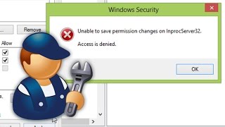 How To Fix Unable to save permission changes - Access is denied