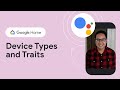 Device types and traits for Smart Home