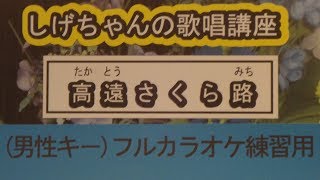 「高遠さくら路」しげちゃんのカラオケ実践講座 / 水森かおり・男性用カラオケ（＋４）