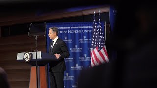 Secretary of State Speaks at Johns Hopkins University Bloomberg Center in Washington, D.C.