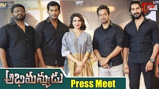 Abhimanyudu Movie Press Meet | Vishal, Samantha, Arjun | TeluguOne