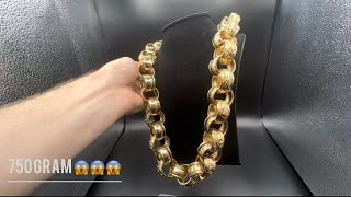 9ct Gold 750 Gram Belcher Chain?!?!?