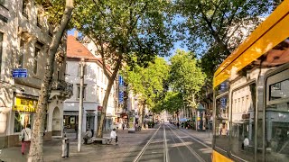 [4K][uncut] Sunny Tram Ride Karlsruhe 🌸 Germany