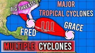 Two Tropical Storms... Grace & Fred... Major Tropical Cyclones, Big Threats