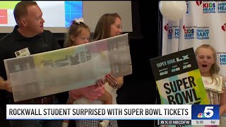Rockwall ISD student wins tickets to this year's Super Bowl | NBCDFW
