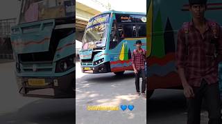 Stylish King entry 💫💙💛 #santhamani#stylishking#bus#tirupur#palladam#pollachi#kovai#rider#buslovers