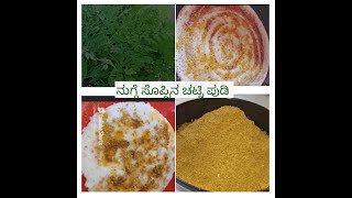 ಪೌಷ್ಟಿಕಾಂಶದ ಆಗರ ಈ ನುಗ್ಗೆ ಸೊಪ್ಪಿನ ಚಟ್ನಿ ಪುಡಿ | Drum stick leaves chutney pudi|Healthy and taste