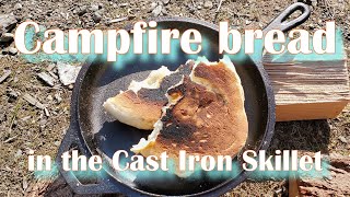 Campfire bread in the Cast Iron Skillet