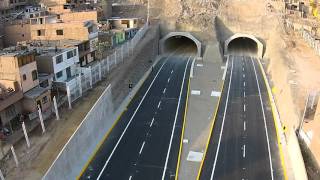 Inauguración y recorrido del Túnel Santa Rosa, Rimac - San Juan de Lurigancho