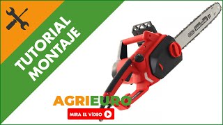 Montaje Motosierra eléctrica Einhell GH-EC 2040 con motor eléctrico de 2000W - Espada de 40 cm