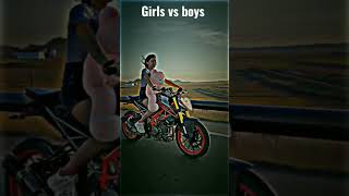 bike ride boy  vs  girl bike ride wait for end boy bike ride king of bike ride