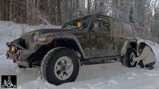 EXTREME WINTER Snow 4x4 Trip in -17C