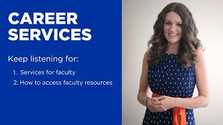 Services for Faculty - Boise State Career Services