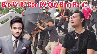 NSƯT Kim Tiểu Long Đưa Tiễn Diễn Viên Quý Bình Ra Về.Bảo Vệ Bế Con Quý Bình.