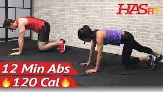 12 Min Abs and Obliques Workout for Women & Men - Ab Workout & Oblique Exercises for a Smaller Waist