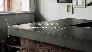 Custom Concrete Projects - Brewdog, Fortitude Valley