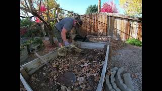 JAYSTRAYS episode 37 Raised Bed Cleanout #raisedbedgardening #garden #nextspring #getready #renew