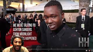 Exclusive: "Moonlight" Star Loses It After Meeting His Idol Denzel Washington **REACTION**
