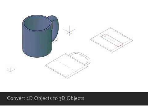 Convert 2d Objects To 3d Objects Autocad Best Tip And Tricks For All