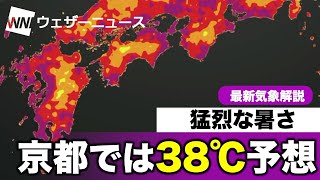 猛暑・京都では38℃予想