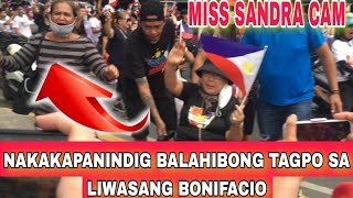 NATARANTA ANG LAHAT SA PAGDATING NI MISS SANDRA CAM SUMUGOD KAHIT HIRAP NA!