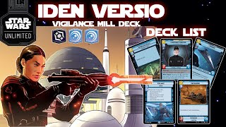 Iden Mill is Here?!? Star Wars Unlimited Deck List #starwarsunlimited #starwars #starwarsuniverse