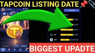 📌 Tapcoin Listing Date Confirm 😳💯| Tapcoin Token Claim Now 📎💯🦠| Tapcoin Biggest Update