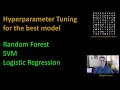 190 - Finding the best model between Random Forest & SVM via hyperparameter tuning