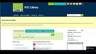 Requesting items from the library