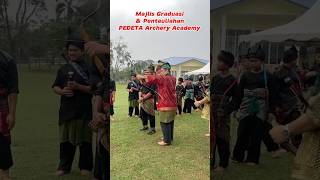 Majlis Graduasi PEDETA archery academy. #ustazamin #archery #traditional #sports