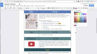 Hyperdoc Color Customization