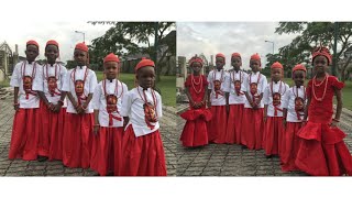 EDO CULTURE:MY ELEGANT KIDS REPRESENT RICH EDO CULTURE AT SCHOOL'S NATIONAL CULTURAL DAY CELEBRATION