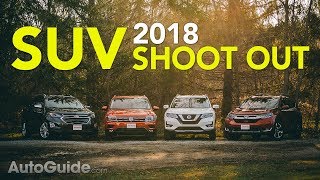4 Crossover Comparison: 2018 Honda CR-V vs Nissan Rogue vs Volkswagen Tiguan vs Chevrolet Equinox