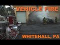 Pick-up truck fire injures 1 Firefighter in Whitehall, PA