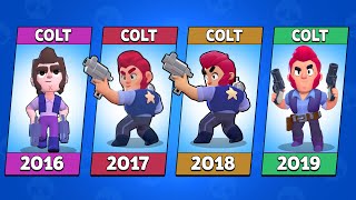 ВСЕ РЕМОДЕЛИ БРАВЛЕРОВ (2017-2021) BRAWL STARS