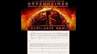 Oppenheimer - Can You Hear The Music - Score Transcription Pierre Mendola