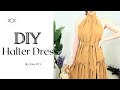 DIY Sewing Halter Dress | Develop Basic Pattern | Zoe DIY