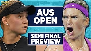 Elena Rybakina vs Victoria Azarenka | Australian Open 2023 Semi Final | Tennis Talk Preview