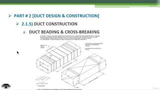 SMACNA Rectangular Duct Beading \u0026 Cross-Breaking (course link in description)