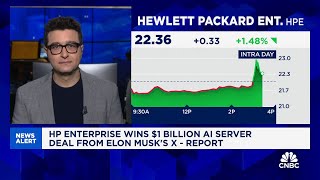 HP Enterprise wins $1 billion AI server deal from Elon Musk's X