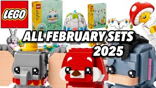 ALL LEGO SETS COMING OUT IN FEBRUARY SO FAR…