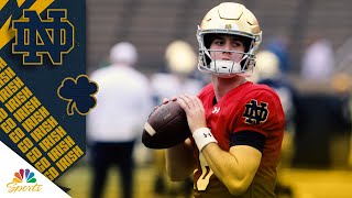 Notre Dame spring game highlights: Blue edges Gold in South Bend | NBC Sports
