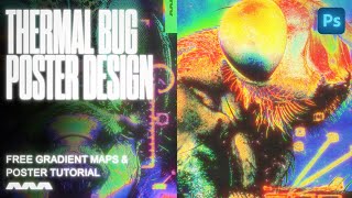 Creating A Glowing Heatmap Bug Poster | Photoshop Tutorial