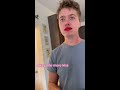 replacing chapstick with lipstick prank on husband 😂💋