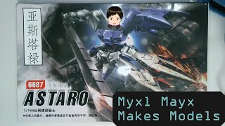 Building the HG 1/144 ASTARO 6687 Model Kit | Hand Cam Livestream