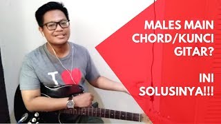 Solusi Untuk Kalian Yang Malas Main Chord / Kunci Gitar #Tutorial Power Chord