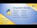 Python - (7) - String built-in methods - 2
