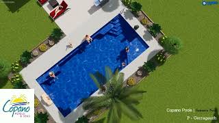 Copano Pools and Spas- The Whitsunday Lounger- The Gerraguach Family