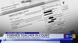 Former Henrico teacher charged after video surfaces allegedly depicting her sexually abusing her dog